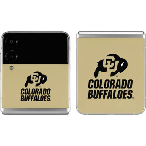 University of Colorado CU Collegiate Text Galaxy Z Flip4 5G Skin